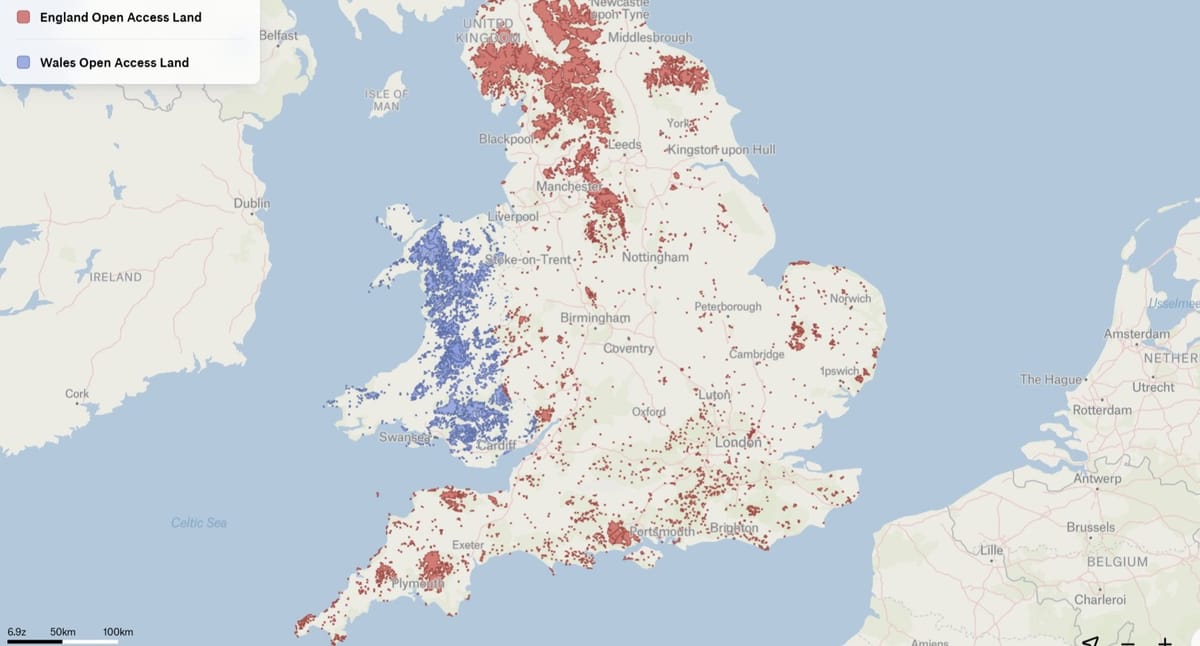 Right to Roam (Maps and Stats)